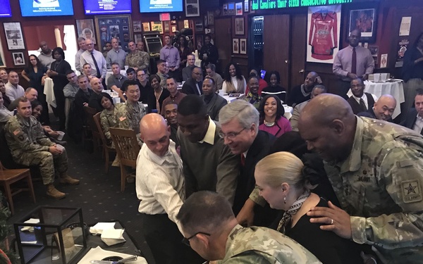 Army IG system connects with past at birthday banquet
