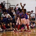 Harlem Globetrotters visit the Liberty Wing