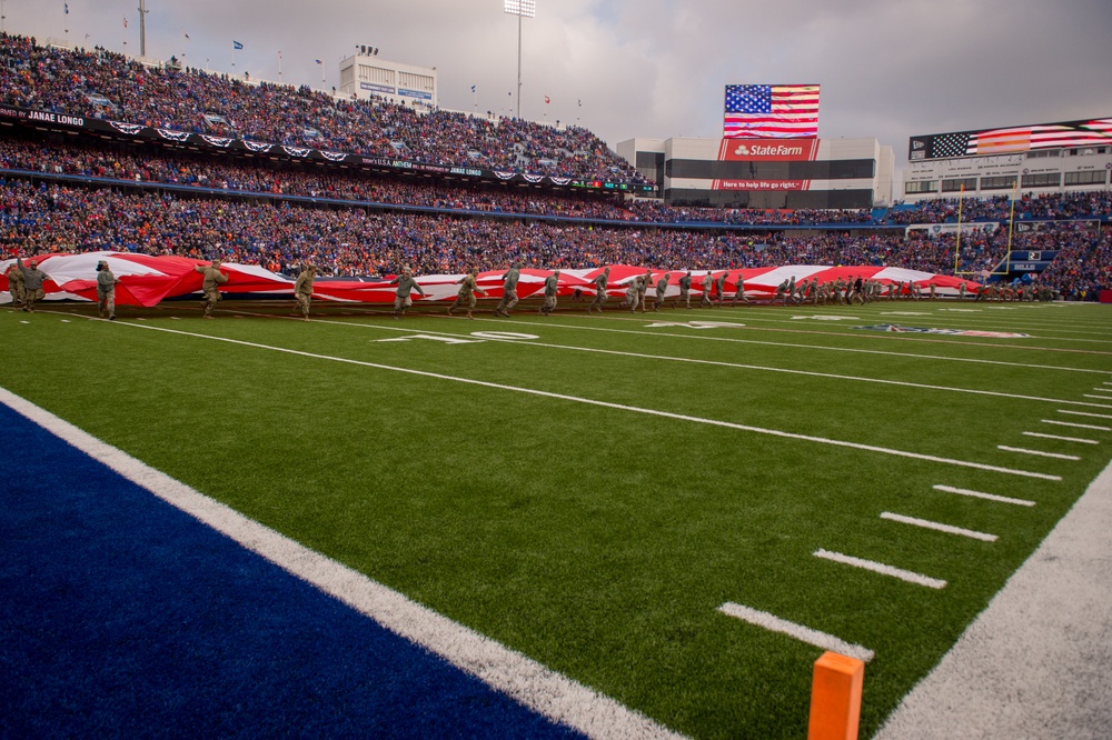 2019 Buffalo Bills Salute to Service Game: Pregame Ceremony