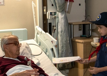 Local Cub Scout Pack brings joy to Veterans