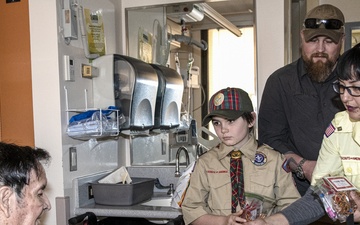 Local Cub Scout Pack brings joy to Veterans
