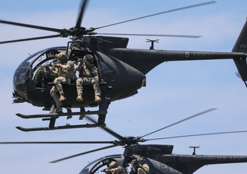 Army Rangers conduct training operations