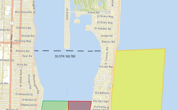 Mar A Lago Security Zones