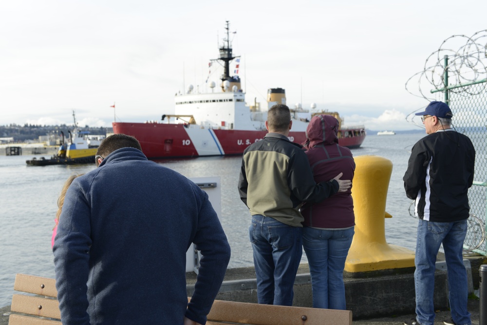 USCGC Polar Star crew departs Seattle for Operation Deep Freeze 2020
