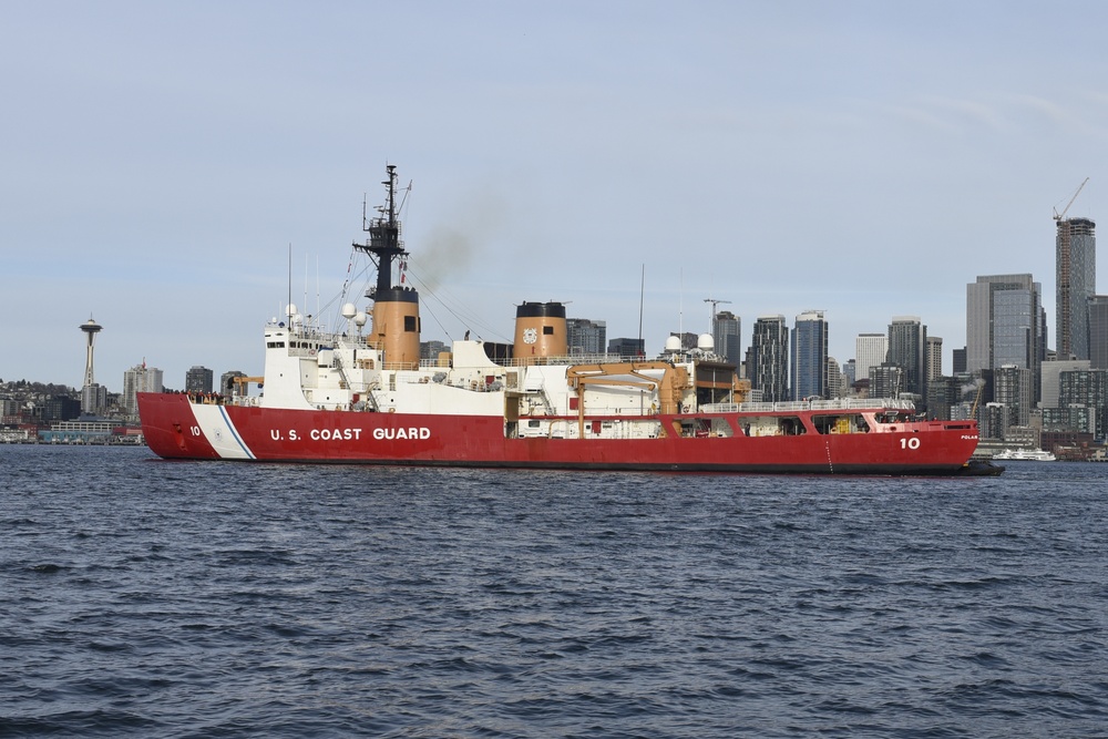 Coast Guard Cutter Polar Star Departs Seattle for Operation Deep Freeze 2020