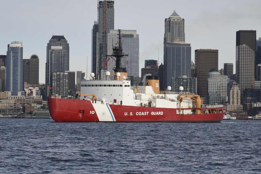Coast Guard Cutter Polar Star Departs Seattle for Operation Deep Freeze 2020