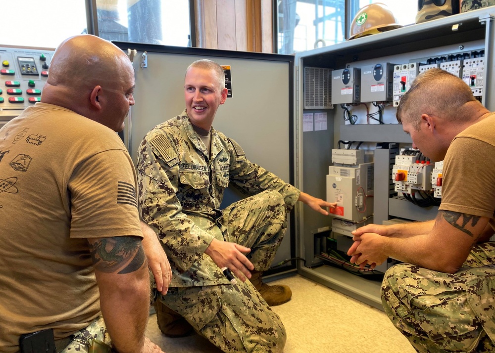 Seabees deployed with NMCB-5’s Detail Guam receive hands-on training