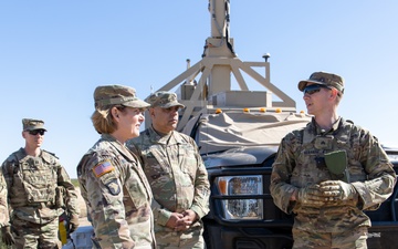 JFLCC Command Team Visits 3/10 Soldiers Working Along the Southern Border in Arizona