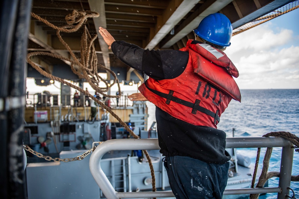 USS Harpers Ferry Conducts Well Deck Operations