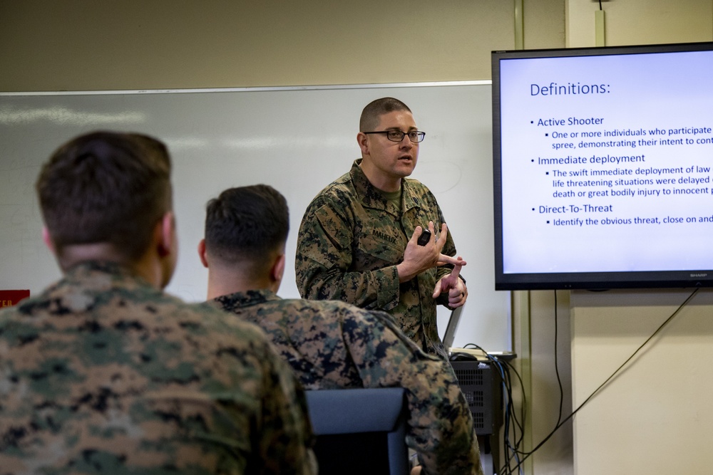 PMO active shooter training
