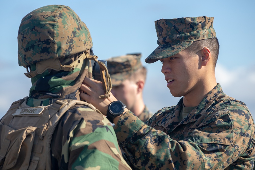 U.S. Marines conduct CBRN training during Fuji Viper 20-2