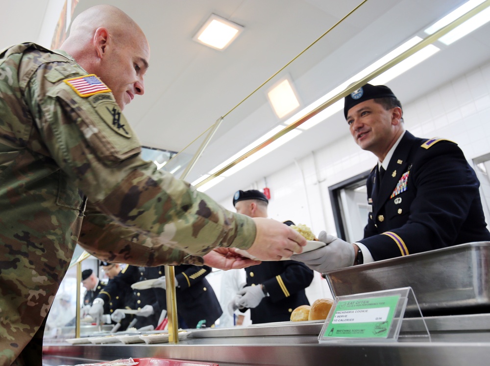 Camp Zama Dining Facility serves Thanksgiving meal