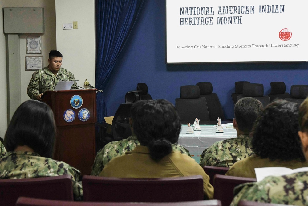 NSA Bahrain and NAVCENT Hold Event for National American Indian and Native Alaskan Heritage Month
