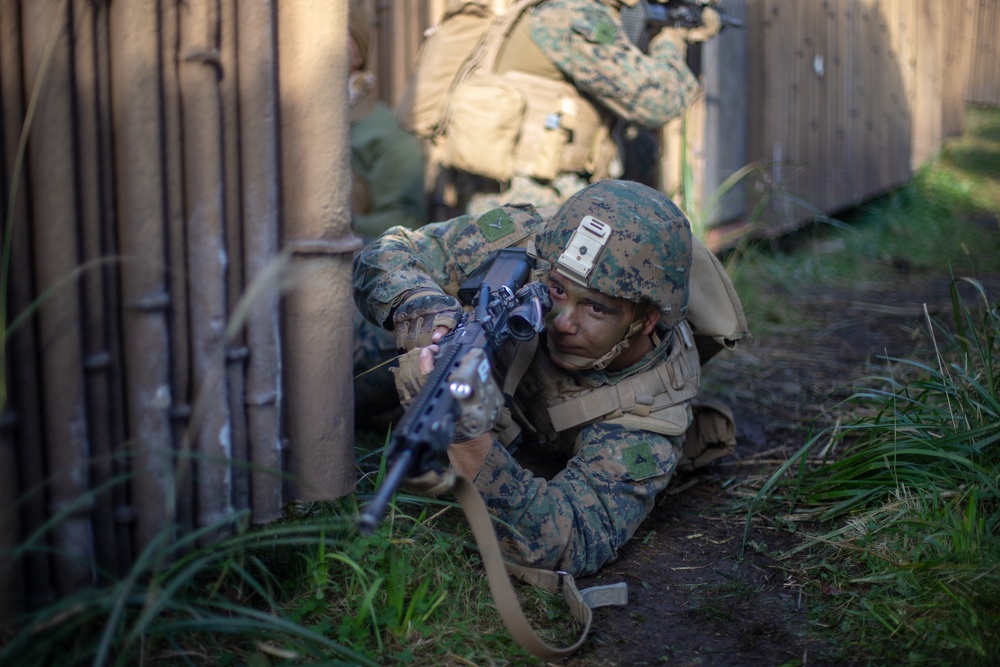 U.S. Marines conduct MOUT drills during exercise Fuji Viper 20-2