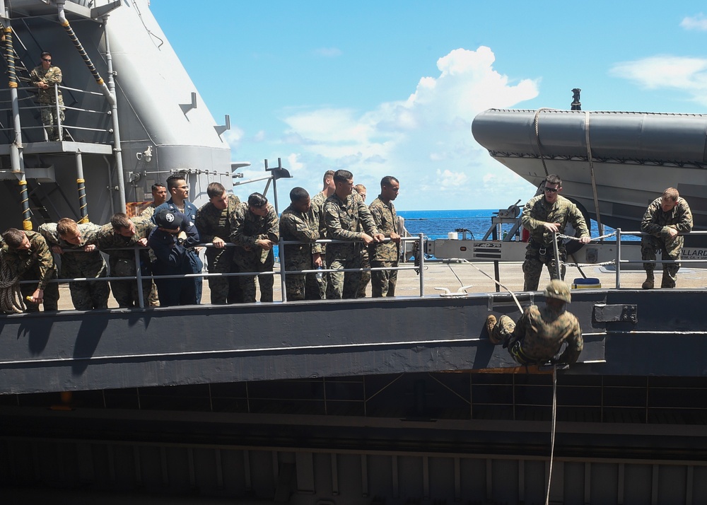 USS Germantown (LSD 42) daily operations
