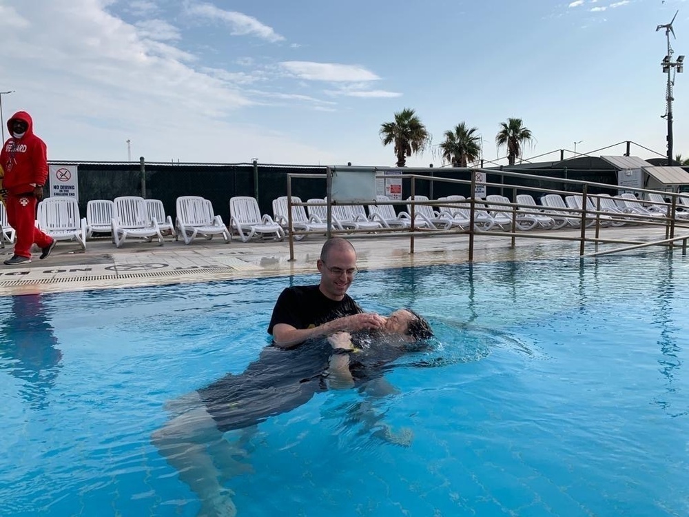 Baptism Ceremony at Camp Arifjan