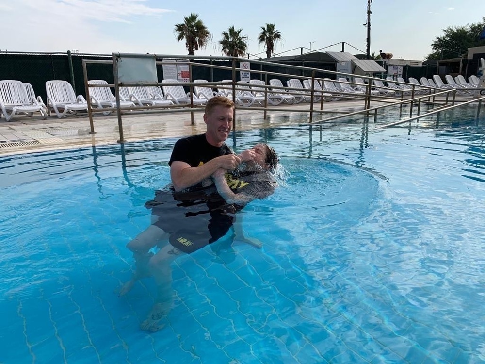 Baptism Ceremony at Camp Arifjan