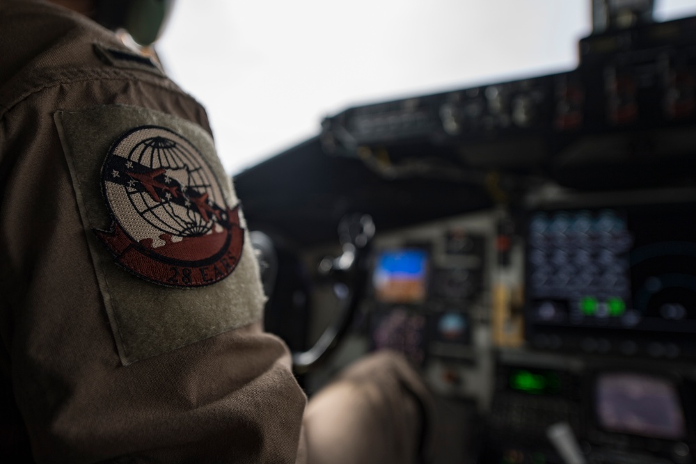 KC-135 AOR refueling mission
