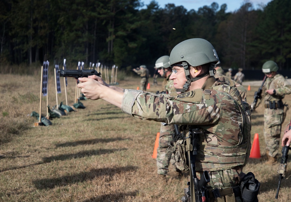 Special Forces Students Train at Small Arms Range