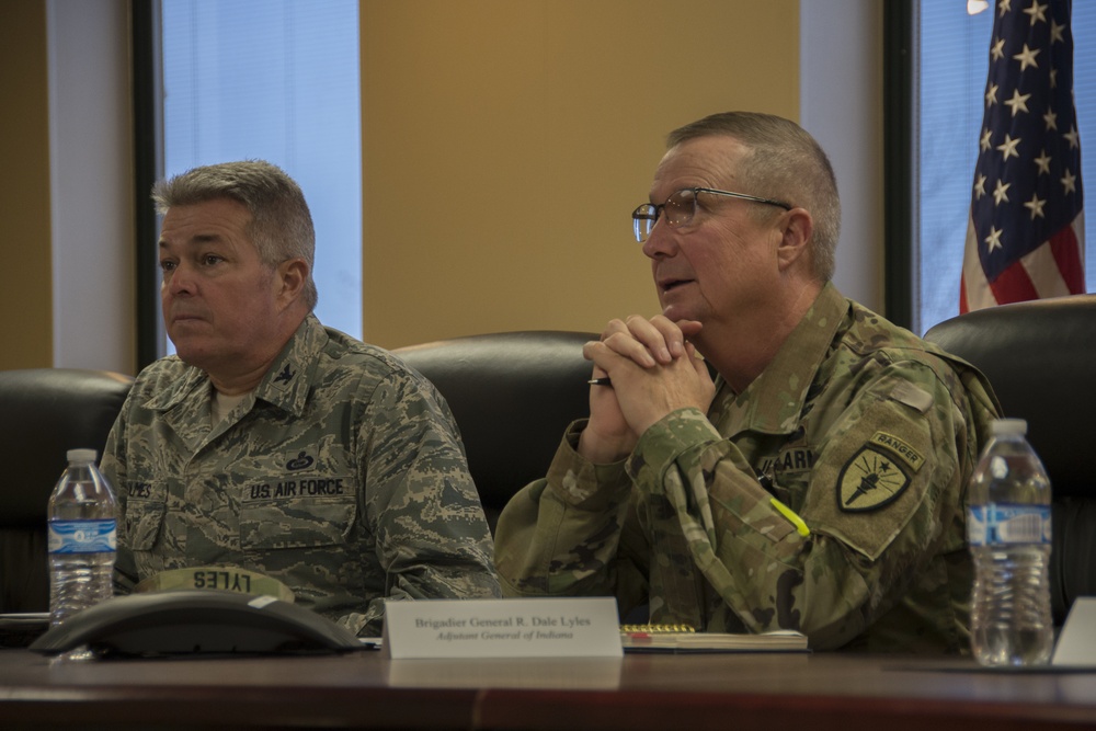 The Adjuant General visits the 181st IW