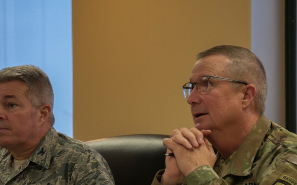 The Adjuant General visits the 181st IW