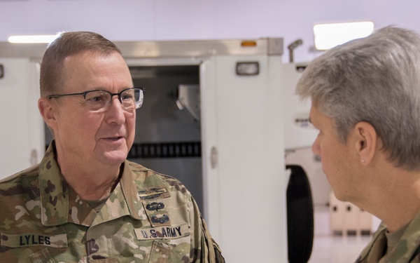 The Adjuant General visits the 181st IW