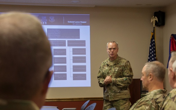 The Adjuant General visits the 181st IW