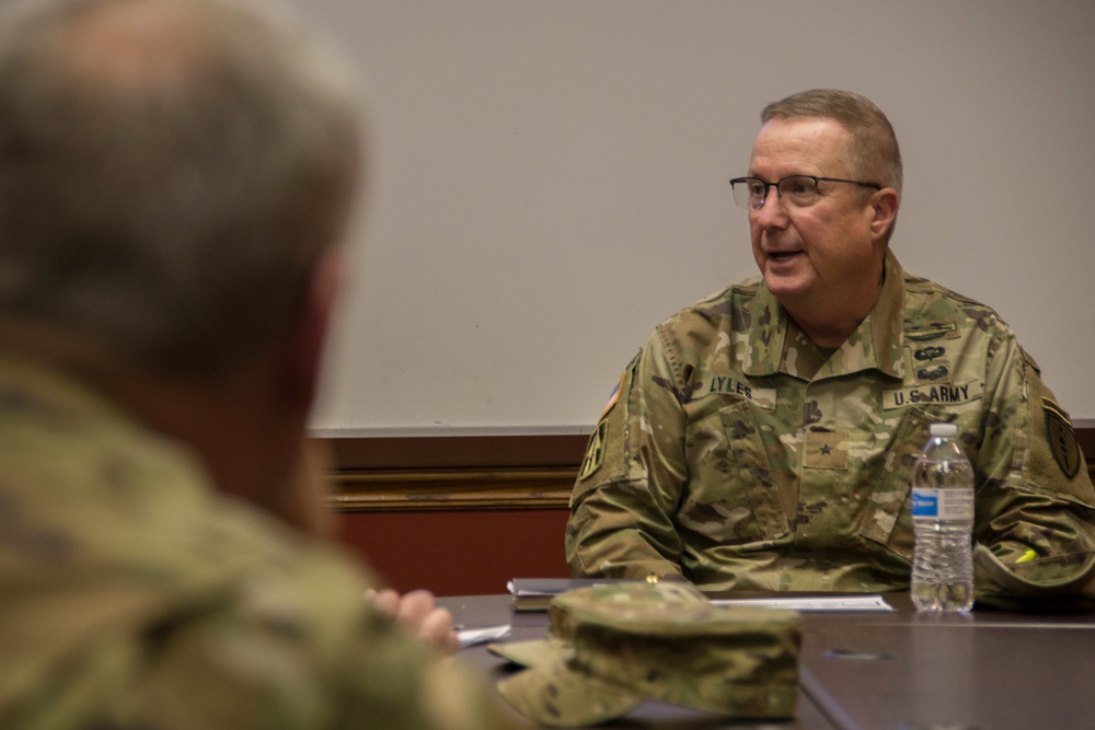 The Adjuant General visits the 181st IW