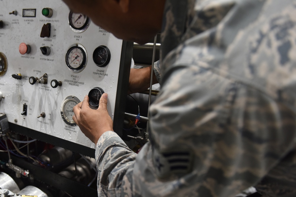 414th Fighter Group trains at the liberty wing