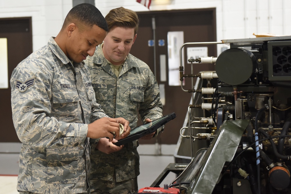 414th Fighter Group trains at the liberty wing