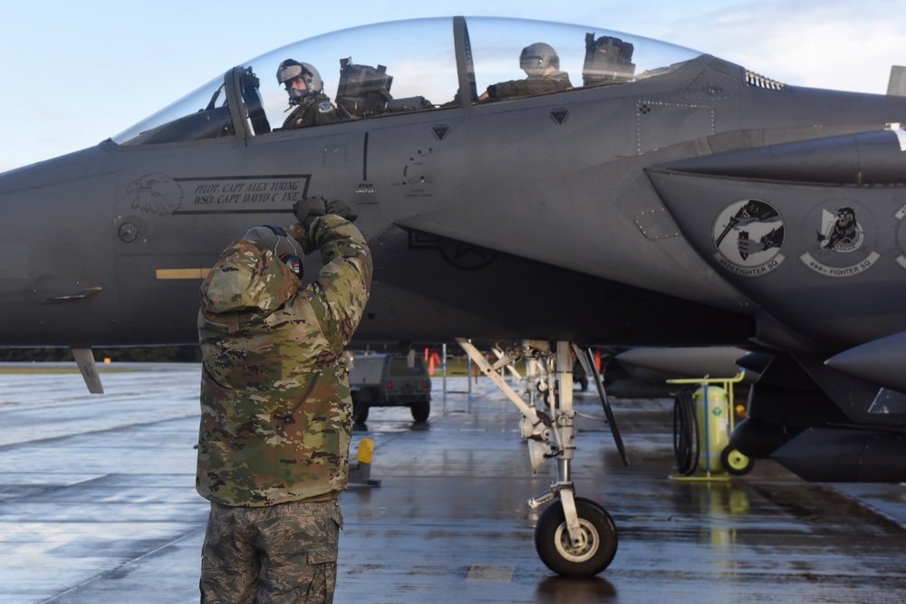 414th Fighter Group trains at the liberty wing