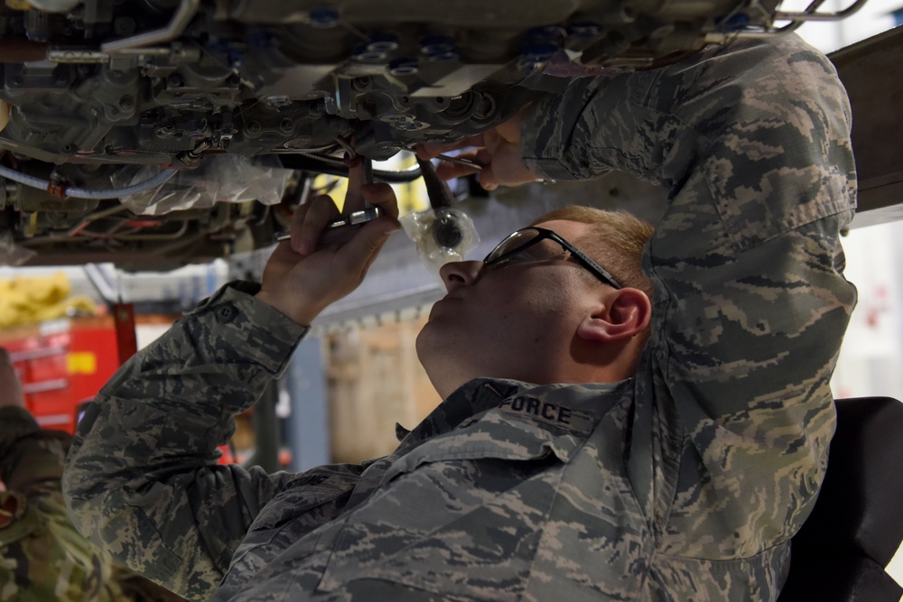 414th Fighter Group trains at the liberty wing