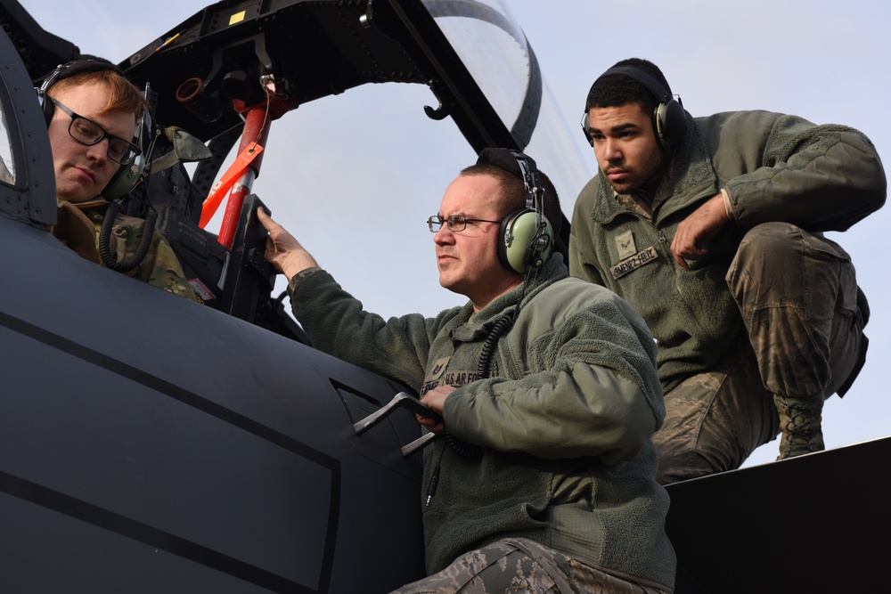 414th Fighter Group trains at the liberty wing