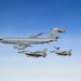 F-16 Fighting Falcons and KC-135 Stratotanker