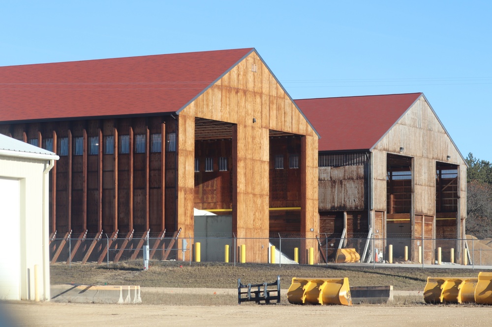 New salt-sand storage facility in use at Fort McCoy