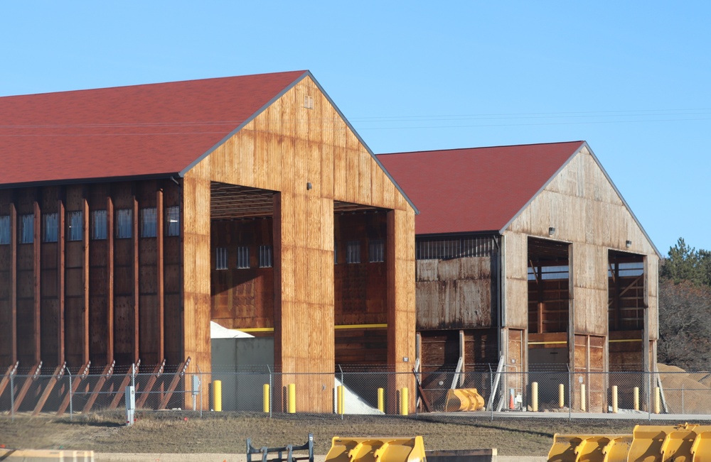 New salt-sand storage facility in use at Fort McCoy