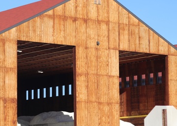 Photo Essay: New salt-sand storage facility in use at Fort McCoy