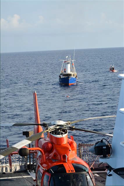 Coast Guard Cutter Diligence deployment