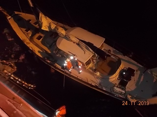 Coast Guard, AMVER vessel assist disabled sailing vessel more than 420 miles east of Cape Canaveral