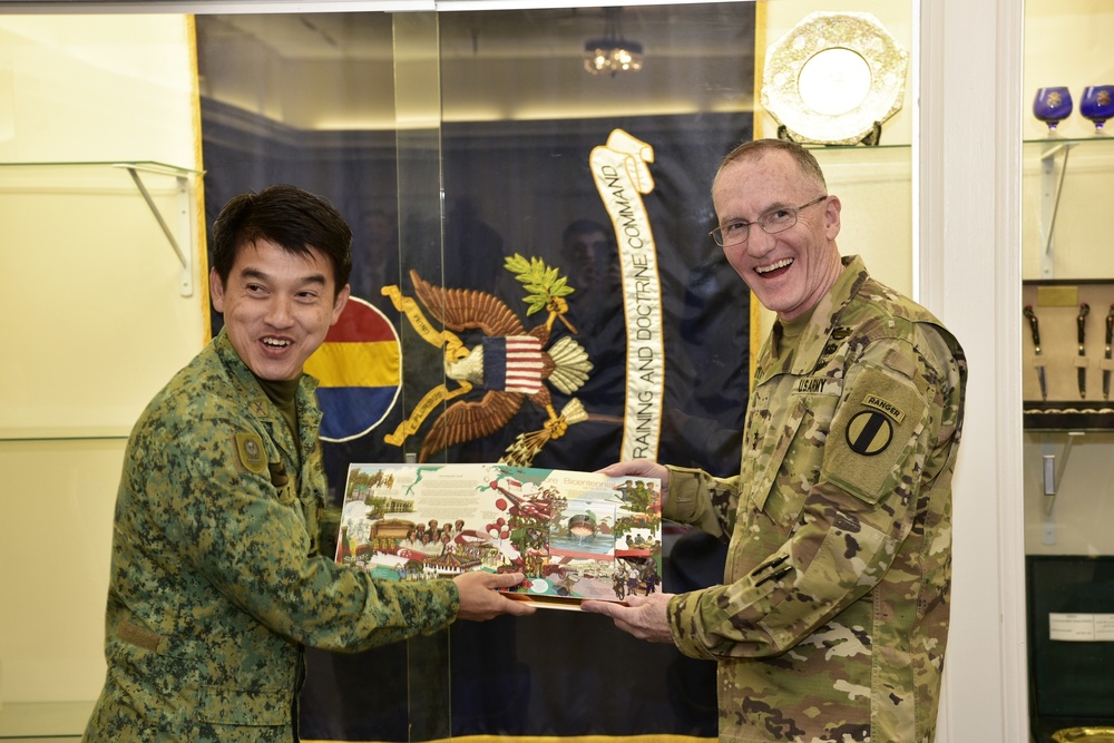 9th Singapore-U.S. Training and Doctrine Talks hosted at Fort Eustis