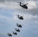 HSM 37 Helicopters Fly in Formation Around Oahu