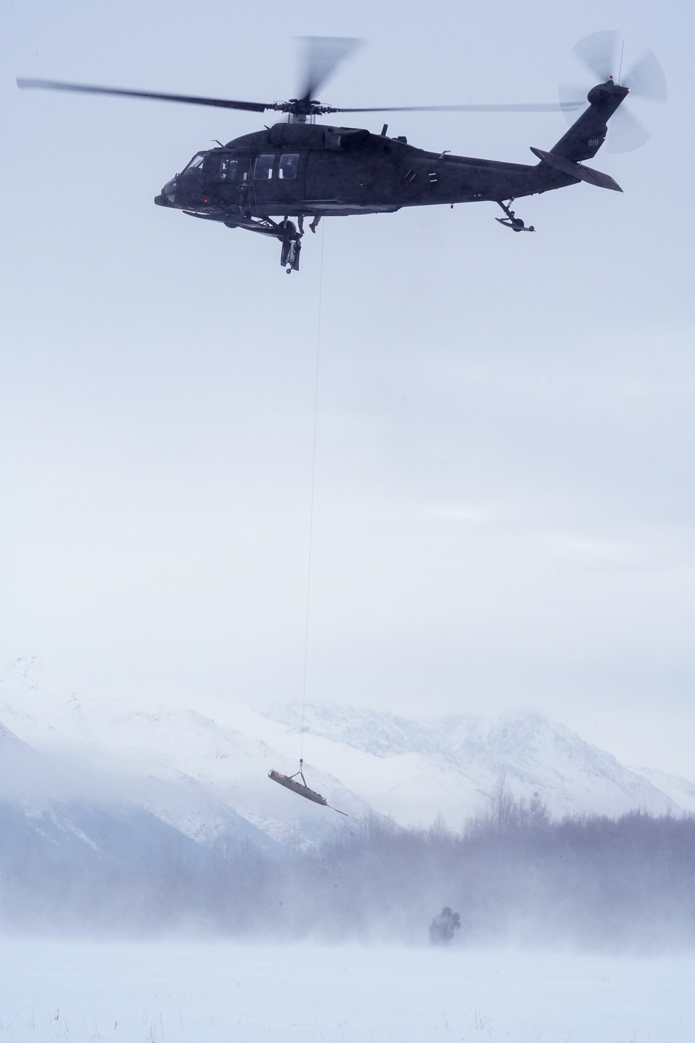 Medics Train Hoist Muscles With Alaska National Guard Aviators