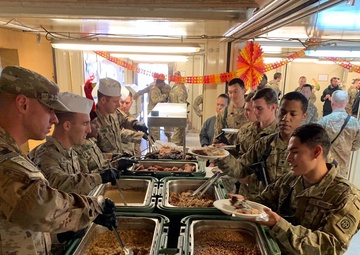 Dogface Soldiers, Panther Brigade Celebrates Thanksgiving in Kandahar, Afghanistan