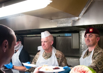 Dogface Soldiers, Panther Brigade Celebrates Thanksgiving in Kandahar, Afghanistan