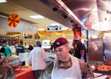 Dogface Soldiers, Panther Brigade Celebrates Thanksgiving in Kandahar, Afghanistan