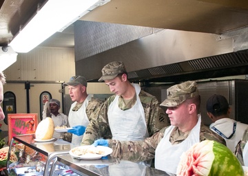 Dogface Soldiers, Panther Brigade Celebrates Thanksgiving in Kandahar, Afghanistan