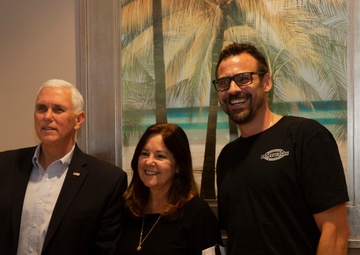 VP Pence Gives Thanks To Beaufort Marines, Sailors