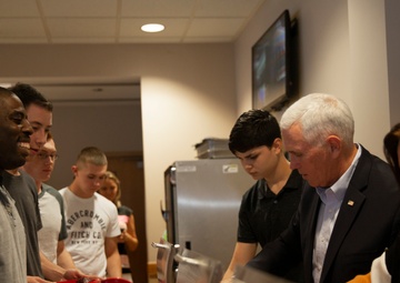 VP Pence Gives Thanks To Beaufort Marines, Sailors