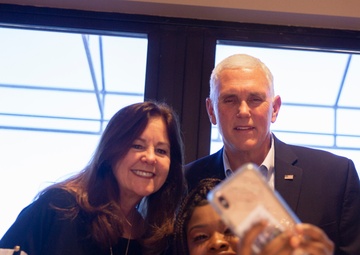 VP Pence Gives Thanks To Beaufort Marines, Sailors