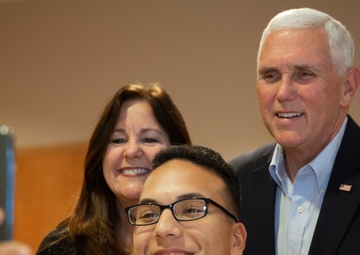 VP Pence Gives Thanks To Beaufort Marines, Sailors